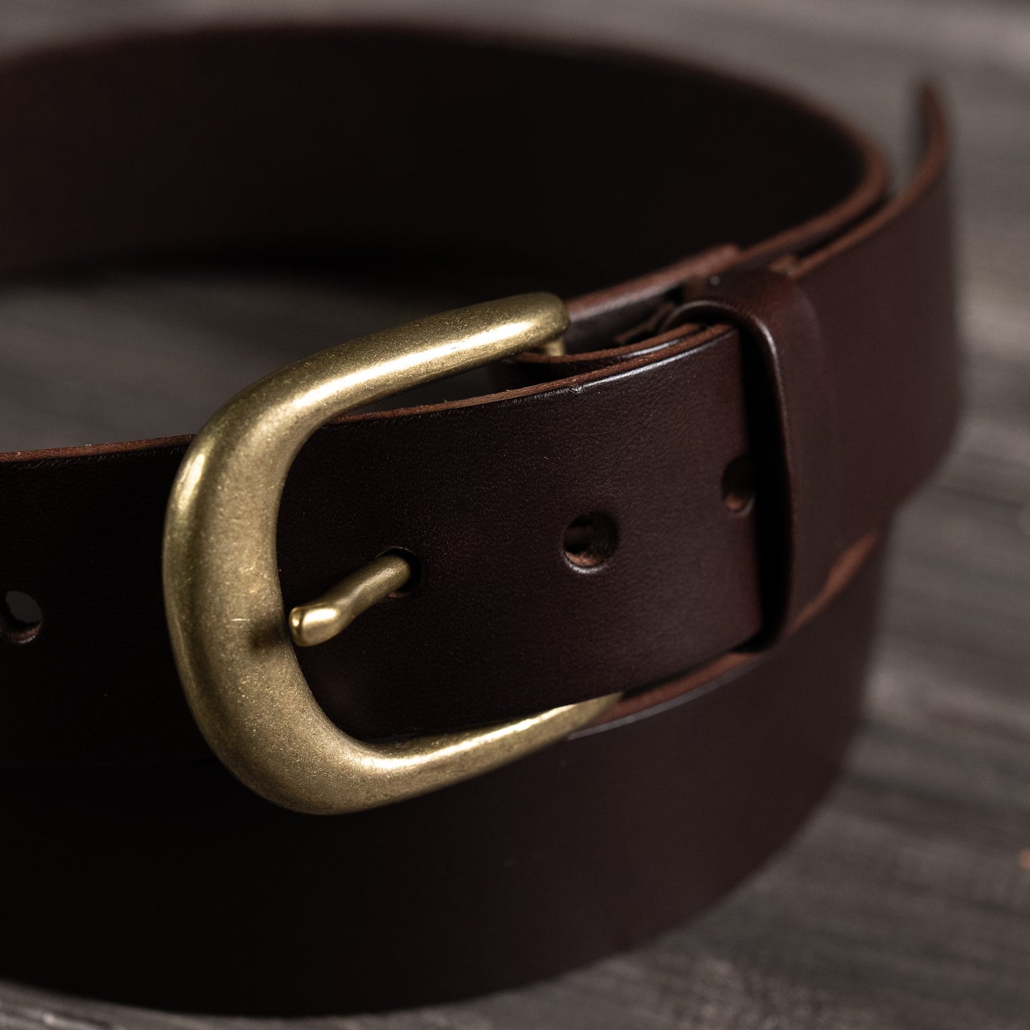 Leather belt 35mm width