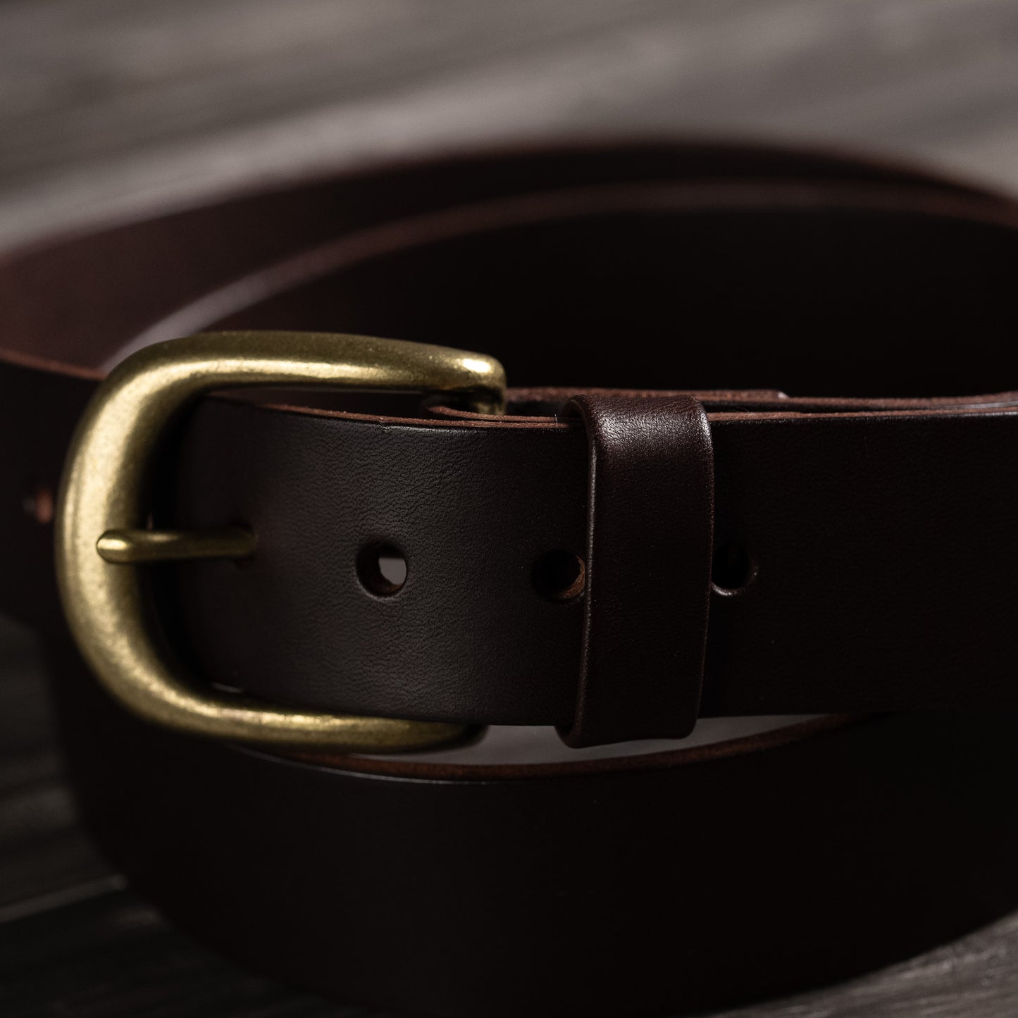 Leather belt 35mm width