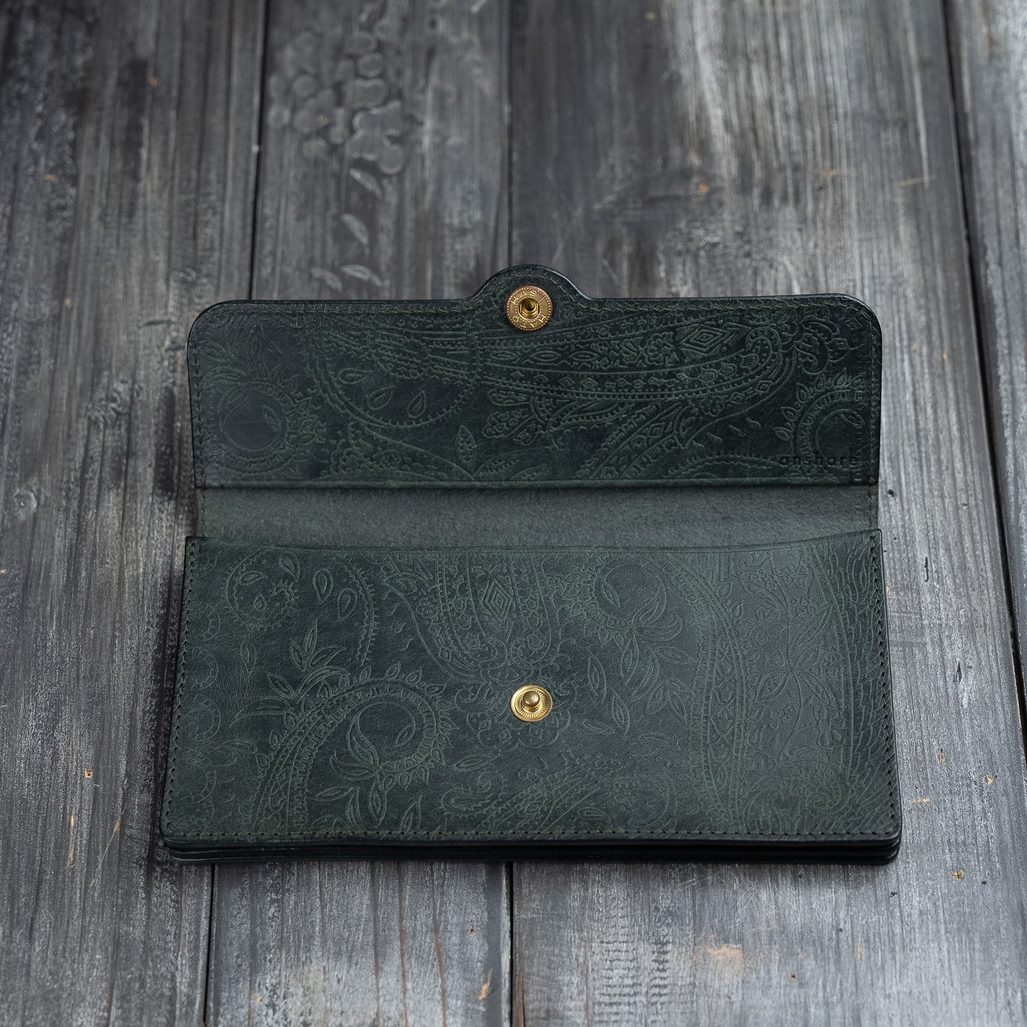 Portafoglio lungo a soffietto: 【Paisley】
