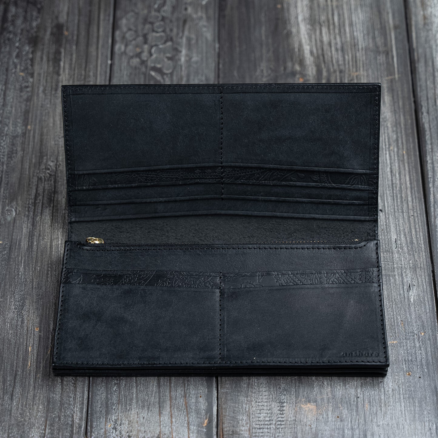 Billetera larga acordeón: 【Paisley】