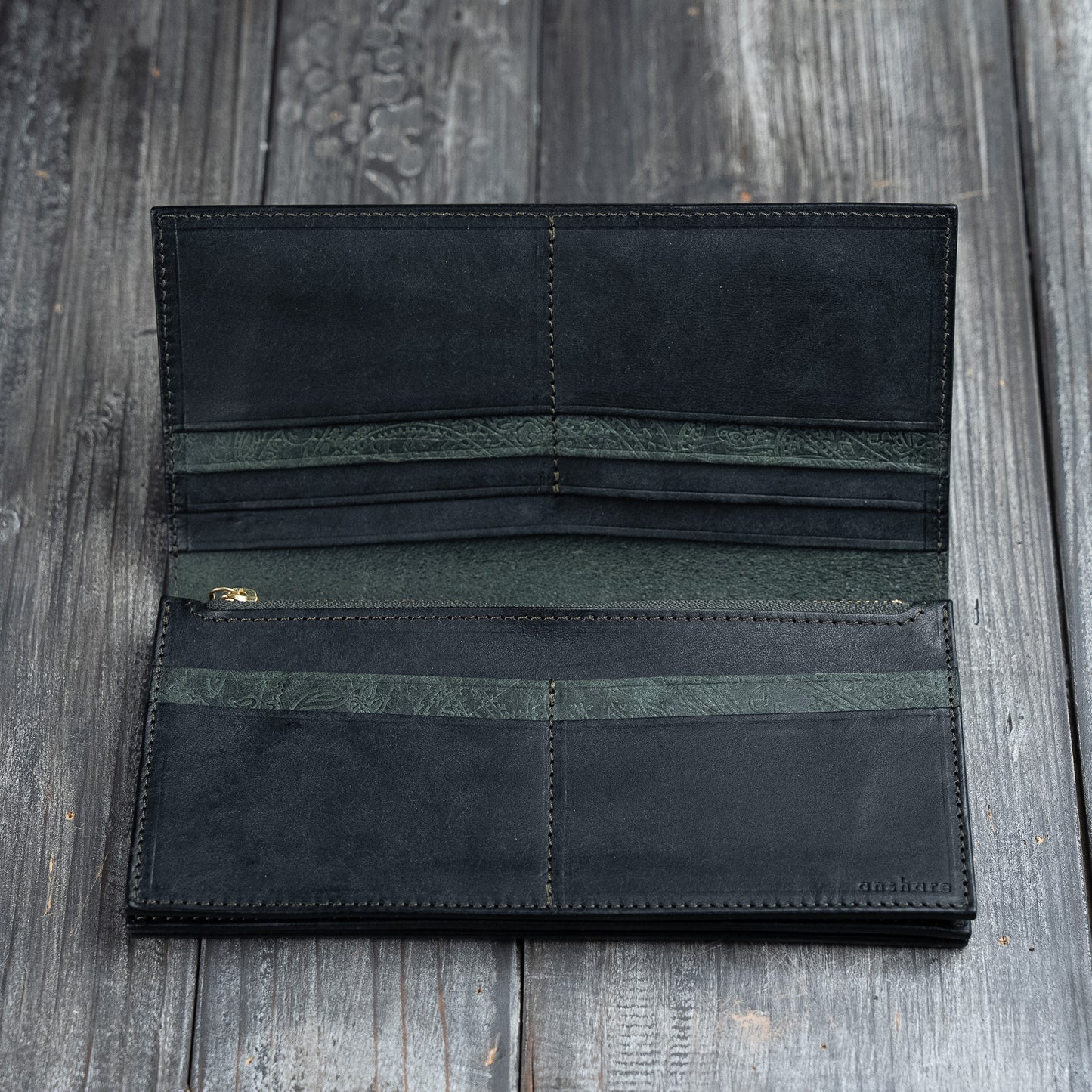 Billetera larga acordeón: 【Paisley】