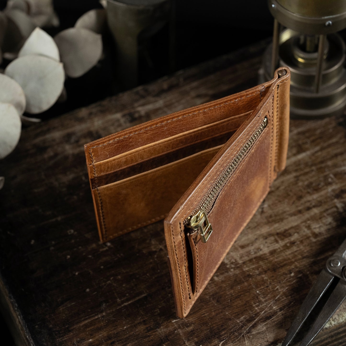 Pince à billets (avec porte-monnaie)