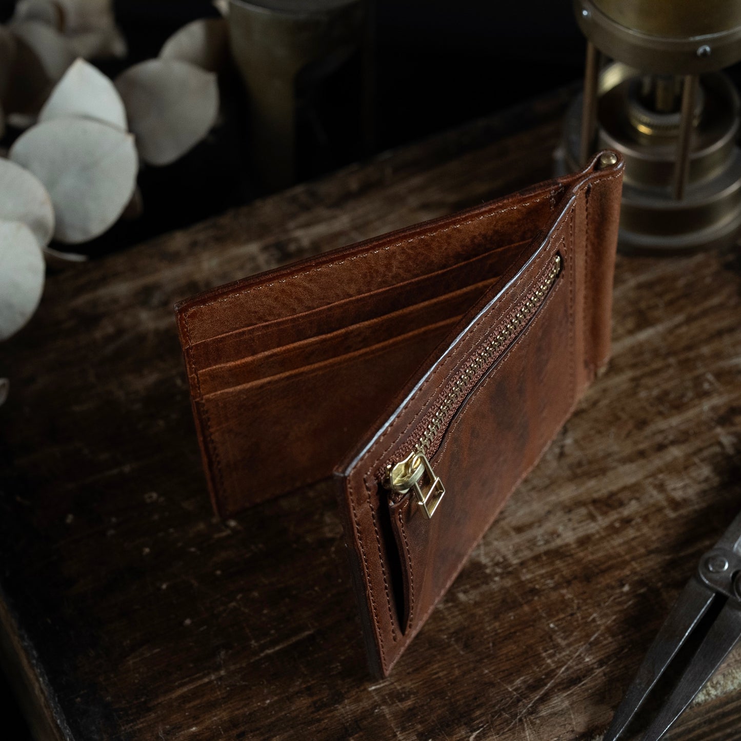 Pince à billets (avec porte-monnaie)