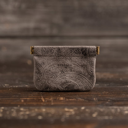 Spring Mouth Coin Case: 【Paisley】