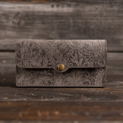 ジャバラロングウォレット：【Paisley】