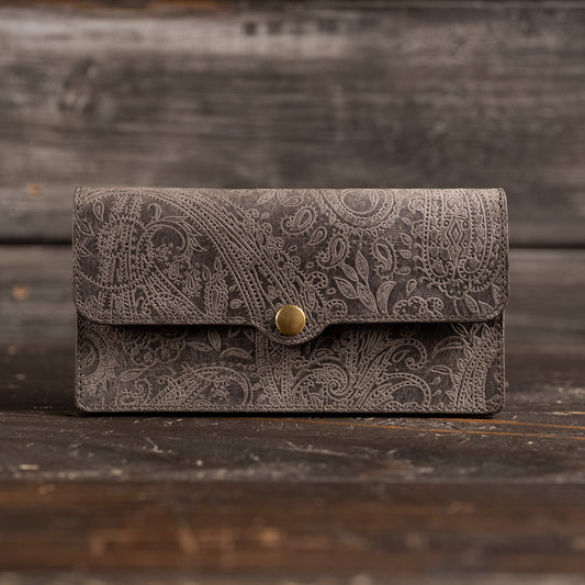 ジャバラロングウォレット：【Paisley】