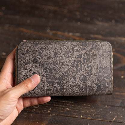 ラウンドジップ：【Paisley】